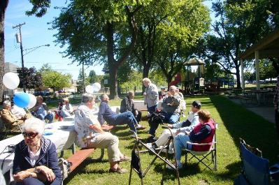 Ruth, Don, Ron, Ray Claes, Rodney, Jim, Bill
                & Sherry
